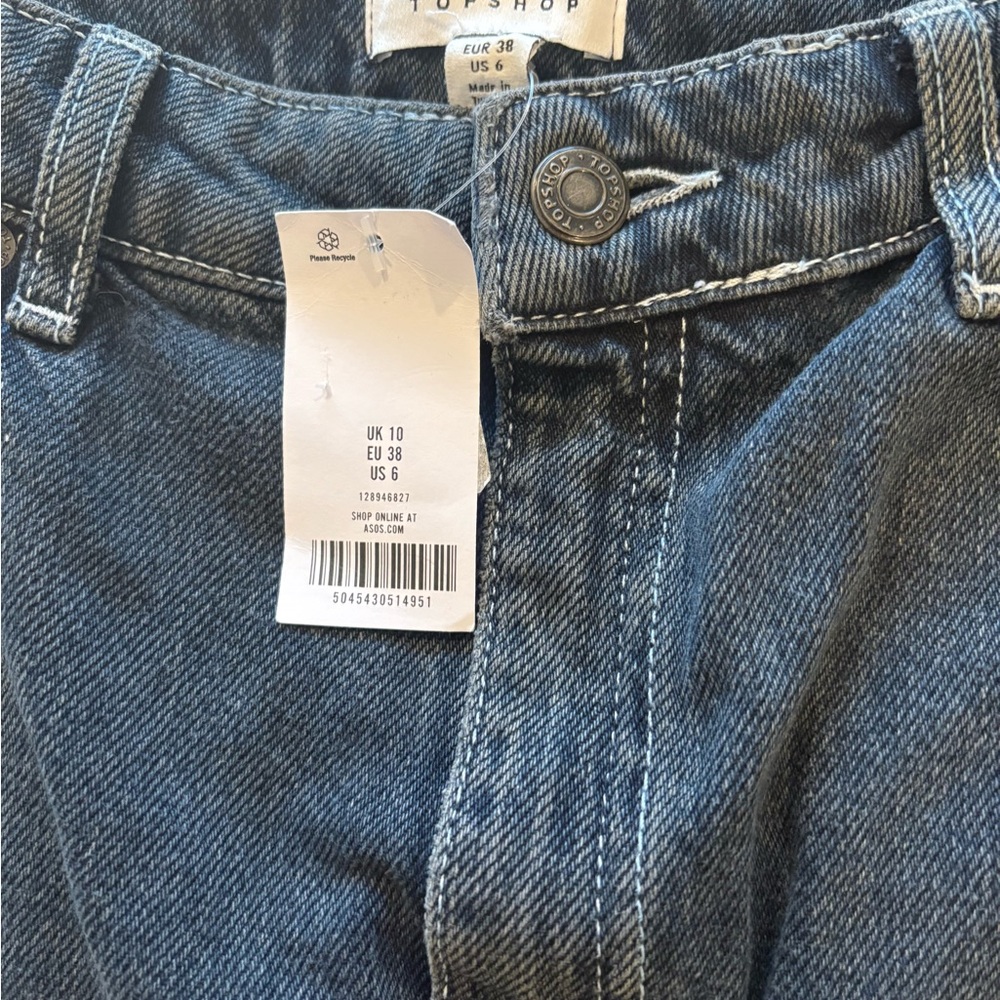 BNWT Topshop Denim Mini Skirt